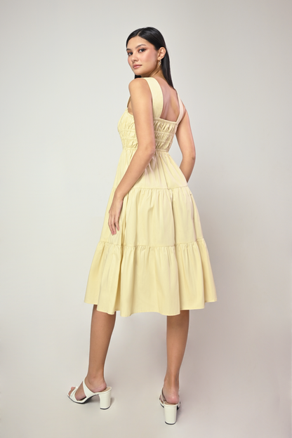 Terrain Irvin Sleeveless Dress (Cream)