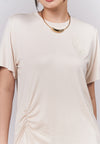 Jacey Short Sleeve Top (Cream)