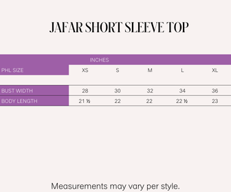 Holiday 2025 Jafar Short Sleeve Top (Cream)