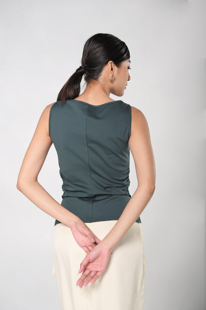 Secret Garden Jazlyn Sleeveless Top (Green)