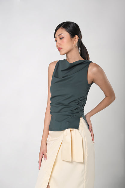 Secret Garden Jazlyn Sleeveless Top (Green)