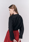Jeanette Long Sleeve Top (Black)