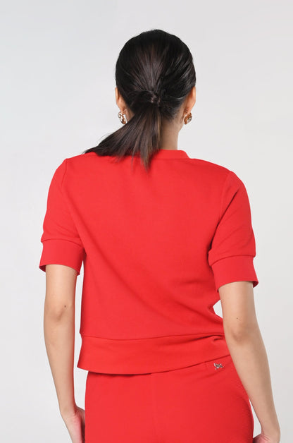 Secret Garden Jeiska Short Sleeve Top (Red)