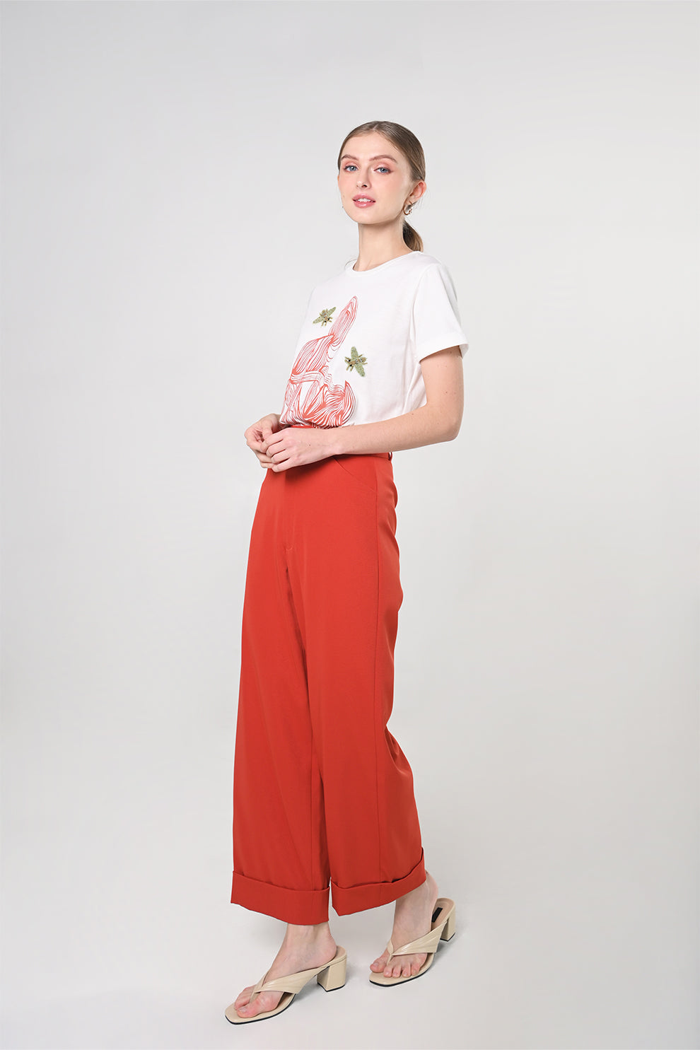 Secret Garden Jek Pants (Red)