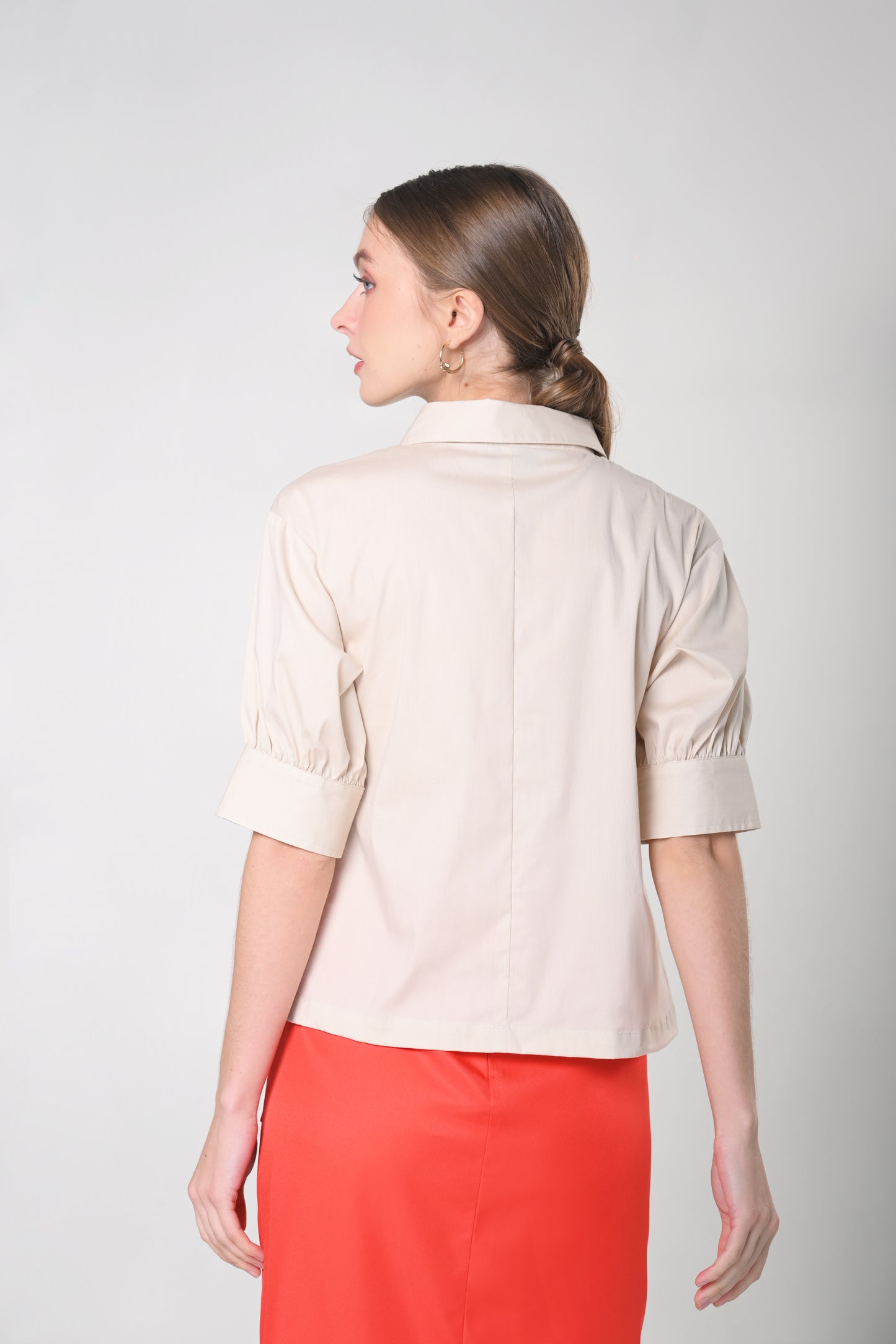 Secret Garden Jenn 5/8 Top (Beige)