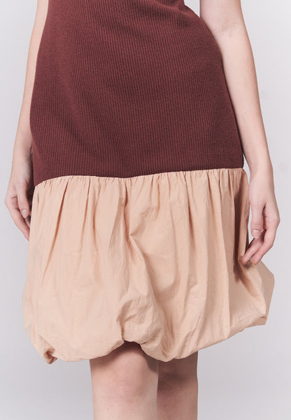 Jenner Sleeveless Dress (Burgundy)