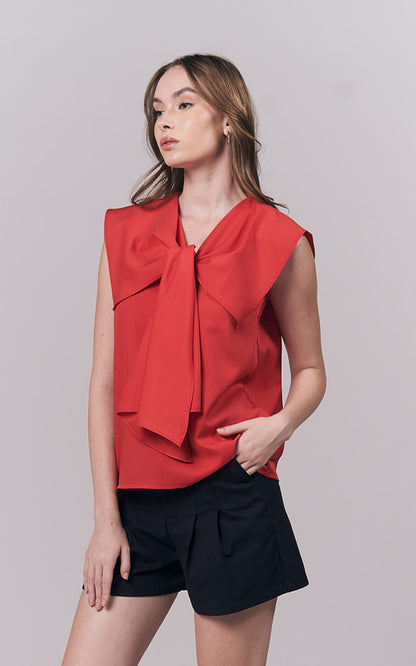 Joeburn Sleeveless Top (Red)