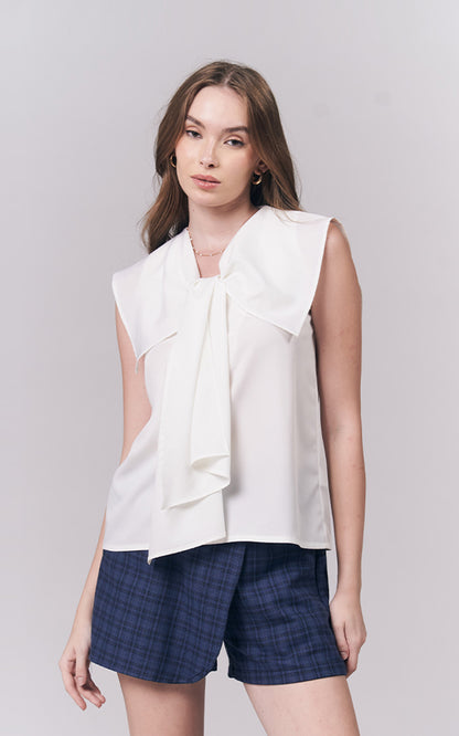 Joeburn Sleeveless Top (White)