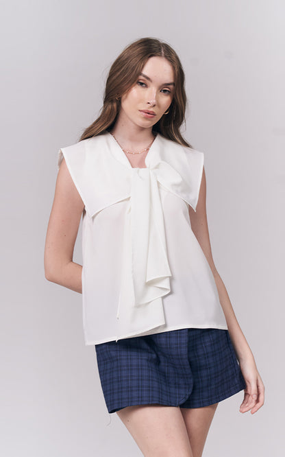 Joeburn Sleeveless Top (White)