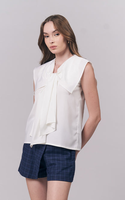 Joeburn Sleeveless Top (White)