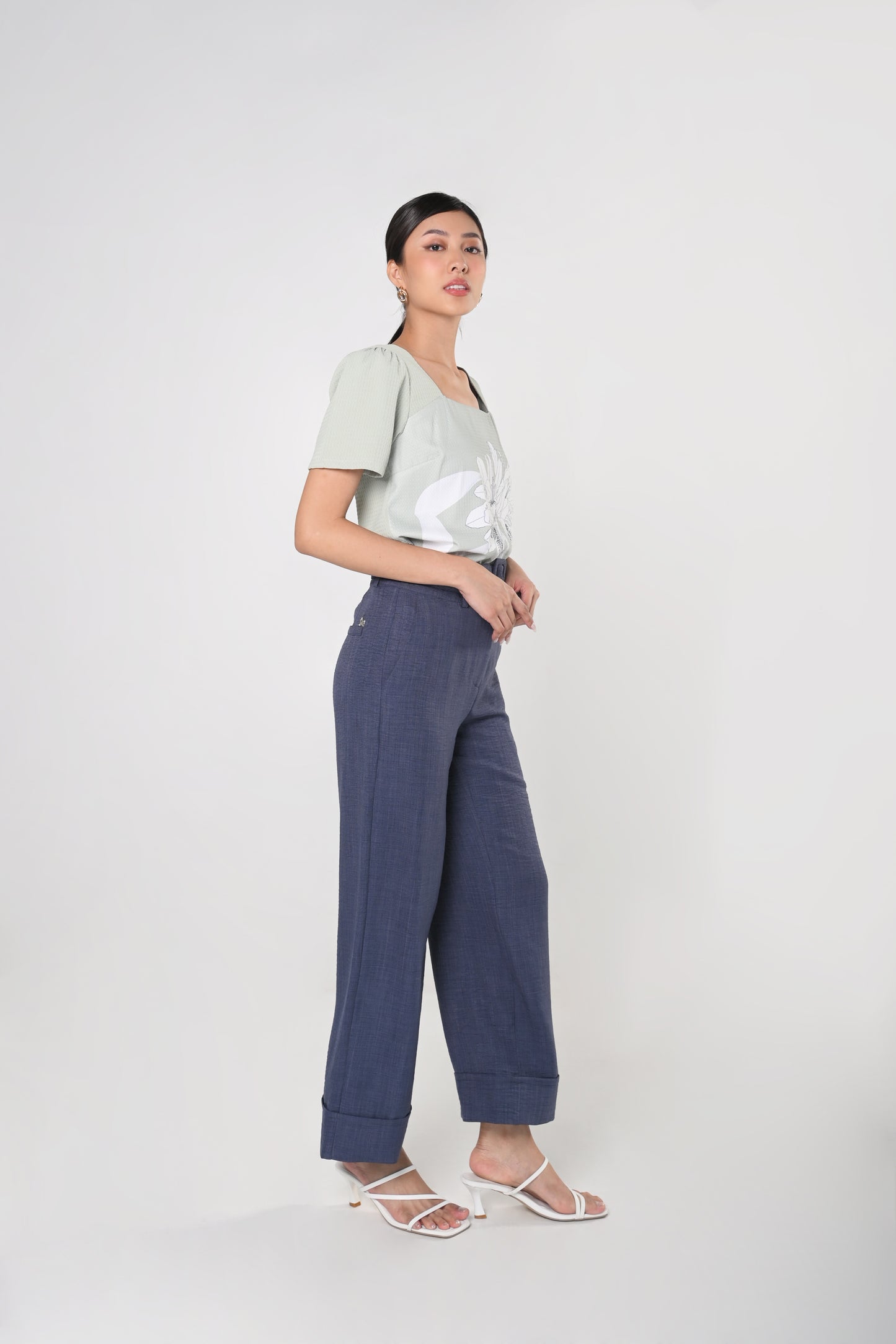 Secret Garden Jervan Pants (Denim Blue)