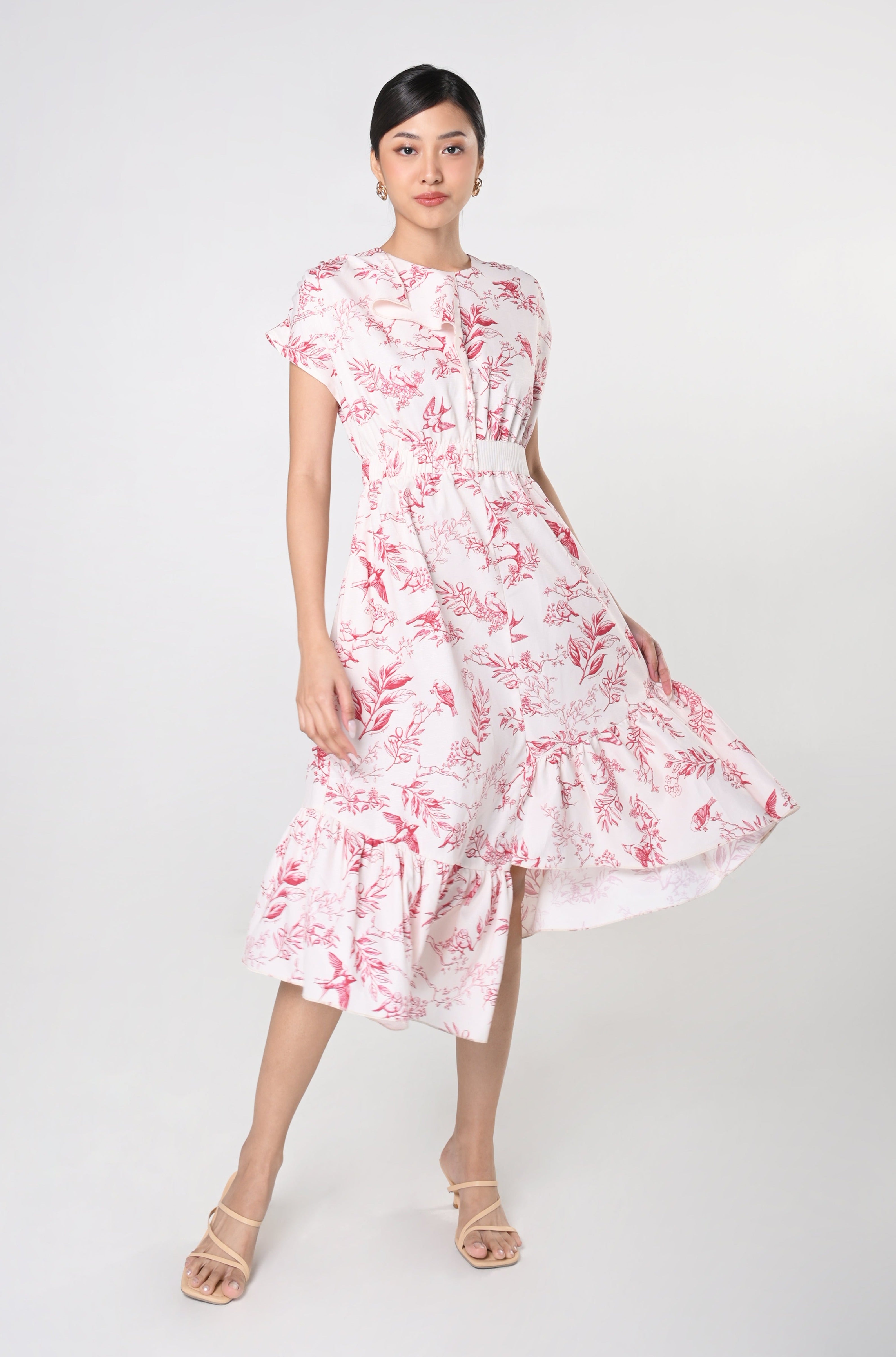 Plains and prints floral dress hotsell
