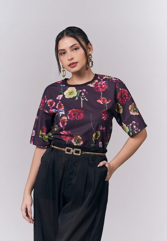 Justice Short Sleeve Shirt Top (Multi)