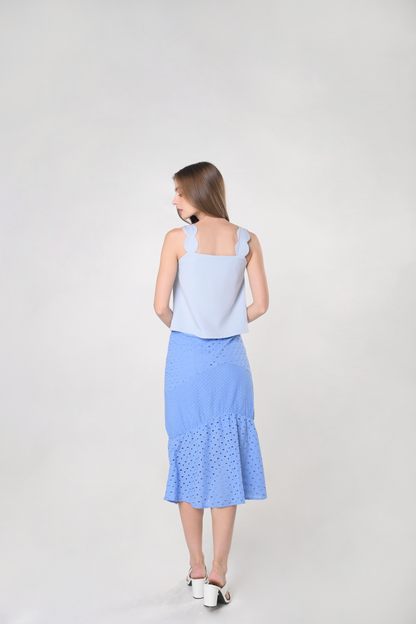 Wonderland Kaleb Sleeveless (Scs) Top (Light Blue)