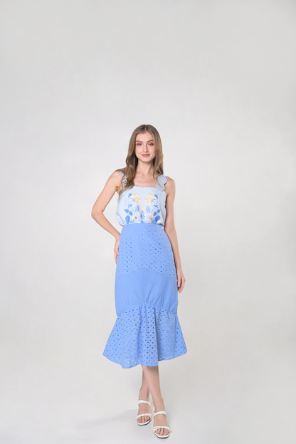 Wonderland Kaleb Sleeveless (Scs) Top (Light Blue)