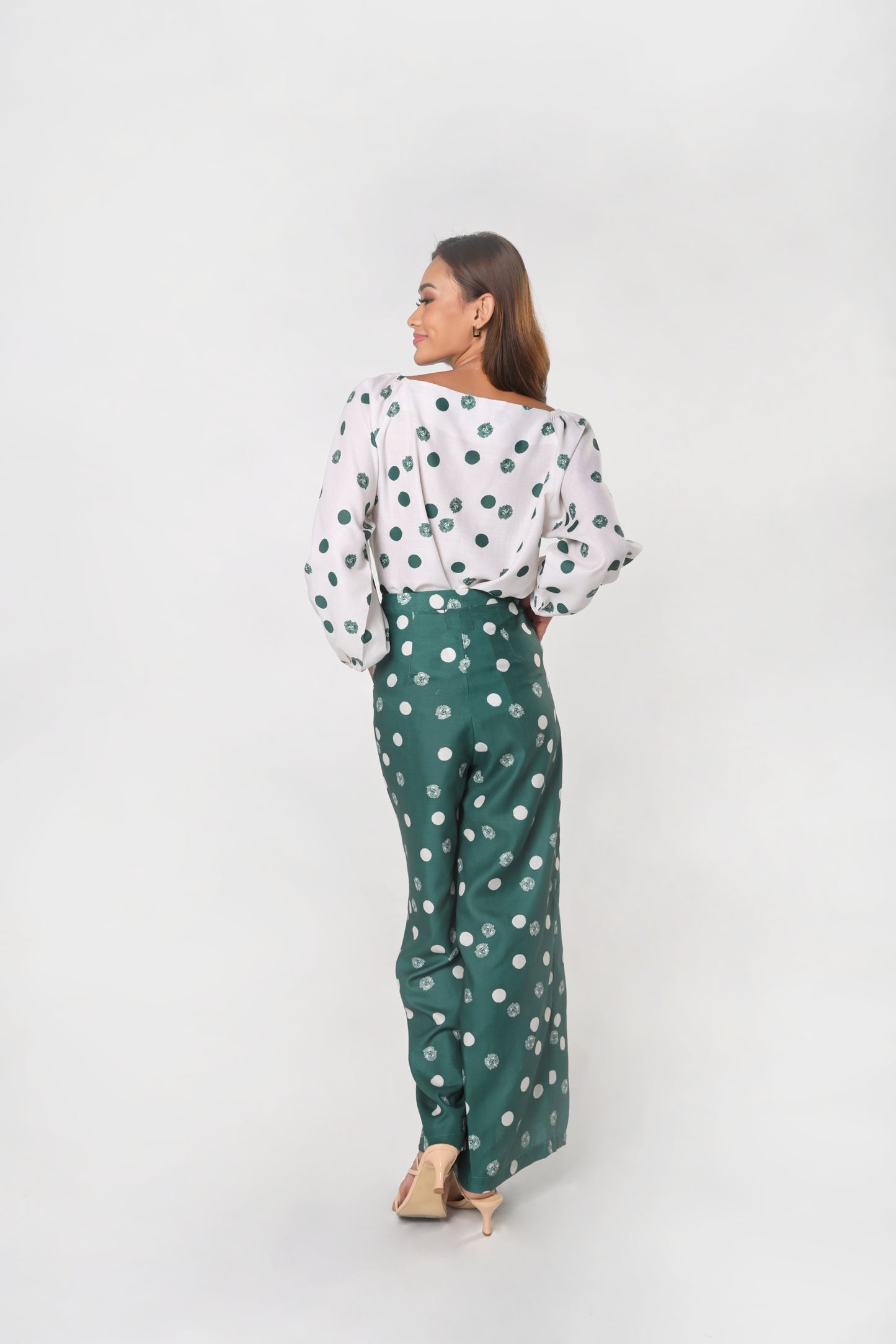 Wonderland Karou Pants (Green/White)