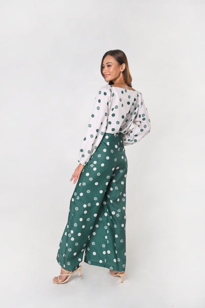 Wonderland Karou Pants (Green/White)