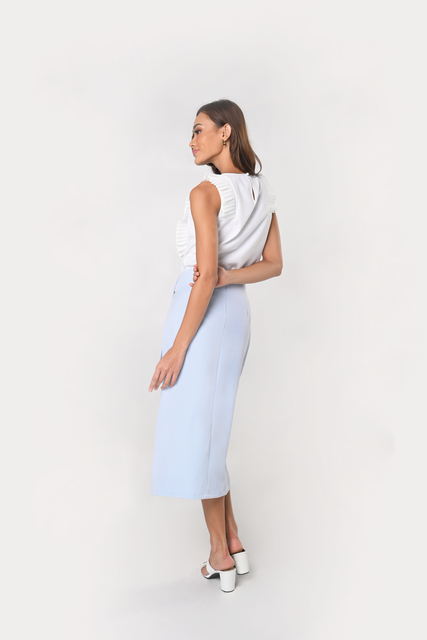 Wonderland Kaleb Skirt (Light Blue)