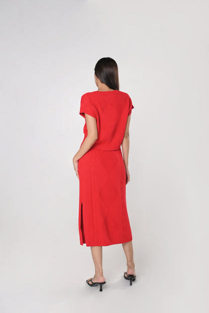 Wonderland Kurro Skirt (Red)