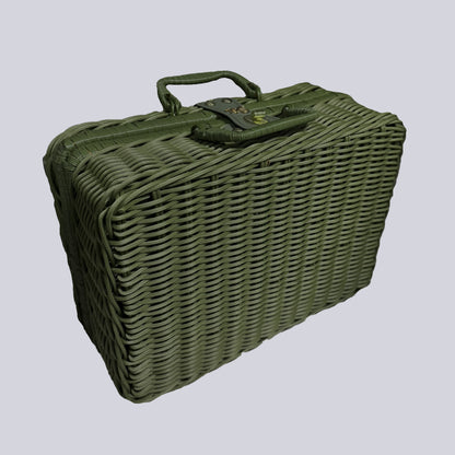 Wicker Bag (Olive/Green)