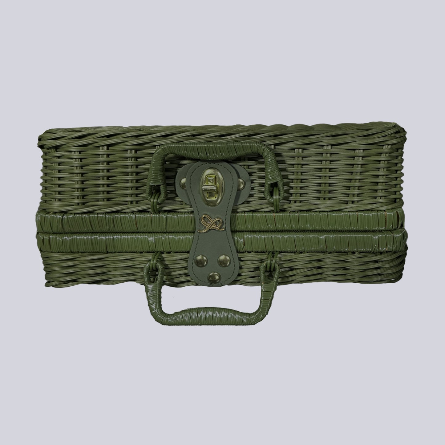 Wicker Bag (Olive/Green)