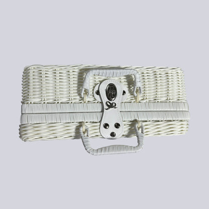 Wicker Bag (White)