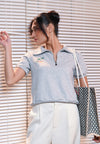Plains & Prints × Pete Rich Short Sleeve Sportshirt Top (Cream)