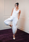 Holiday 2025 Jugger Sleeveless Pantsuit  (White)