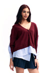 RAF Truly Long Sleeve Top (Striped Red)