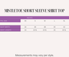 Holiday Tees 2025 Mistletoe Short Sleeve Shirt Top (Pink)