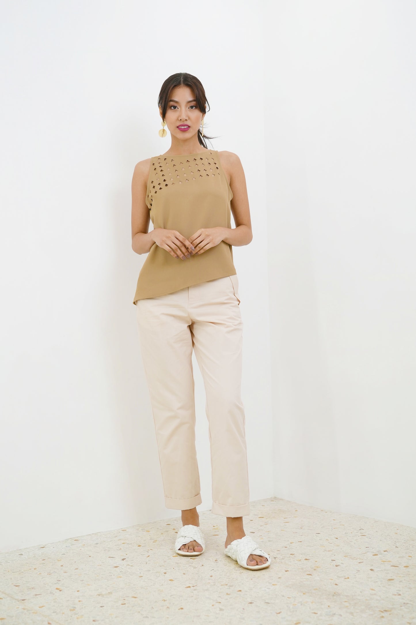 Cutting Edge Delta Pants (Beige)