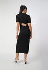Raf Ida Short Sleeve Dress  (Black)