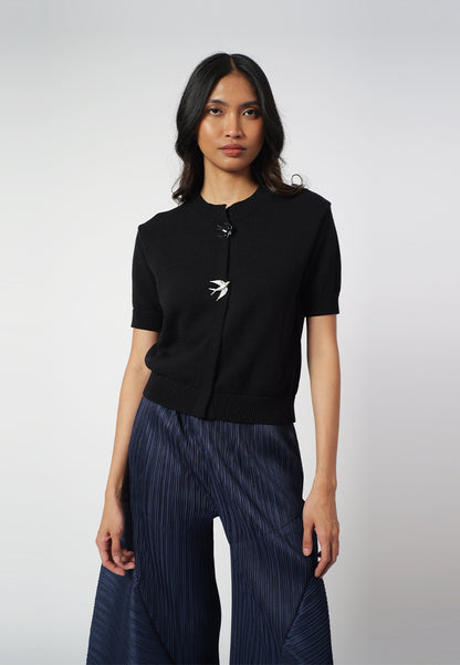 Raf Ivettes Short Sleeve Top (Black)