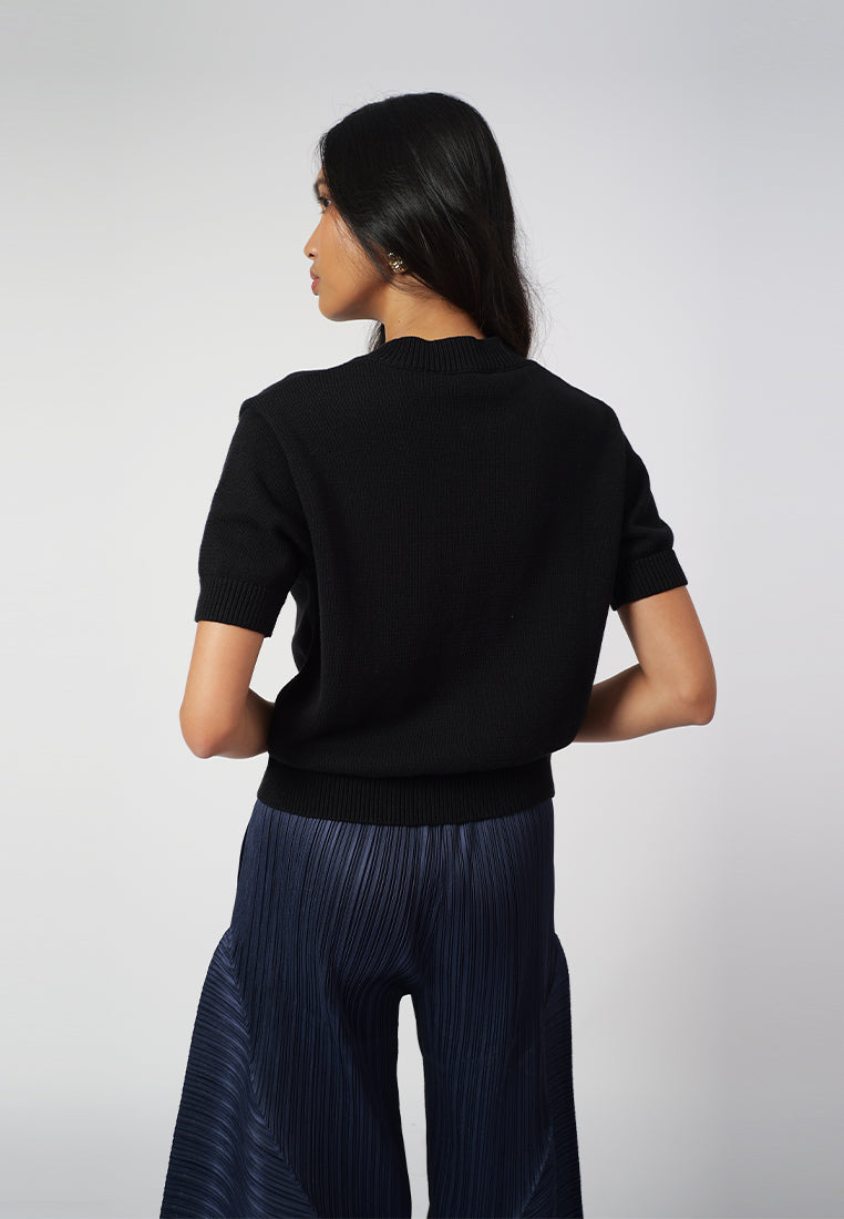 Raf Ivettes Short Sleeve Top (Black)