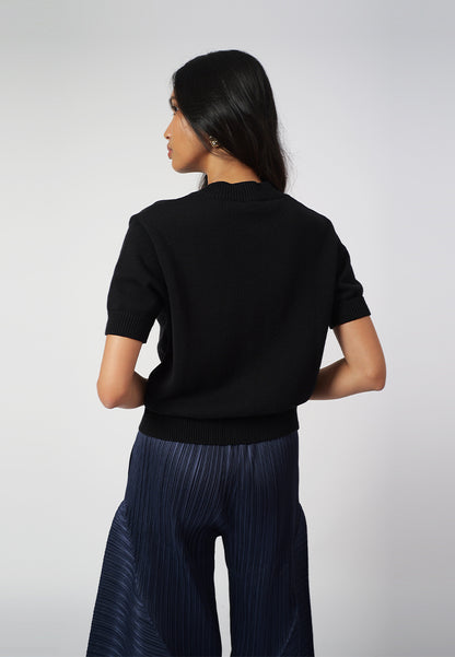 Raf Ivettes Short Sleeve Top (Black)
