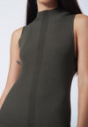 Raf Inez Sleeveless Dress  (Dark Sage)