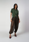 Raf Ivettes Short Sleeve Top (Green)