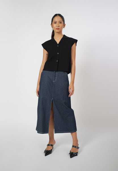 Raf Gemma Sleeveless Top (Black)