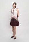 Gyselle Sleeveless Dress (Spot Print Pink)
