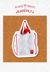 Plains & Prints x Randolf String Bag x3 (Red)
