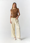 RAF Sax Extended Sleeve  Top (Brown)