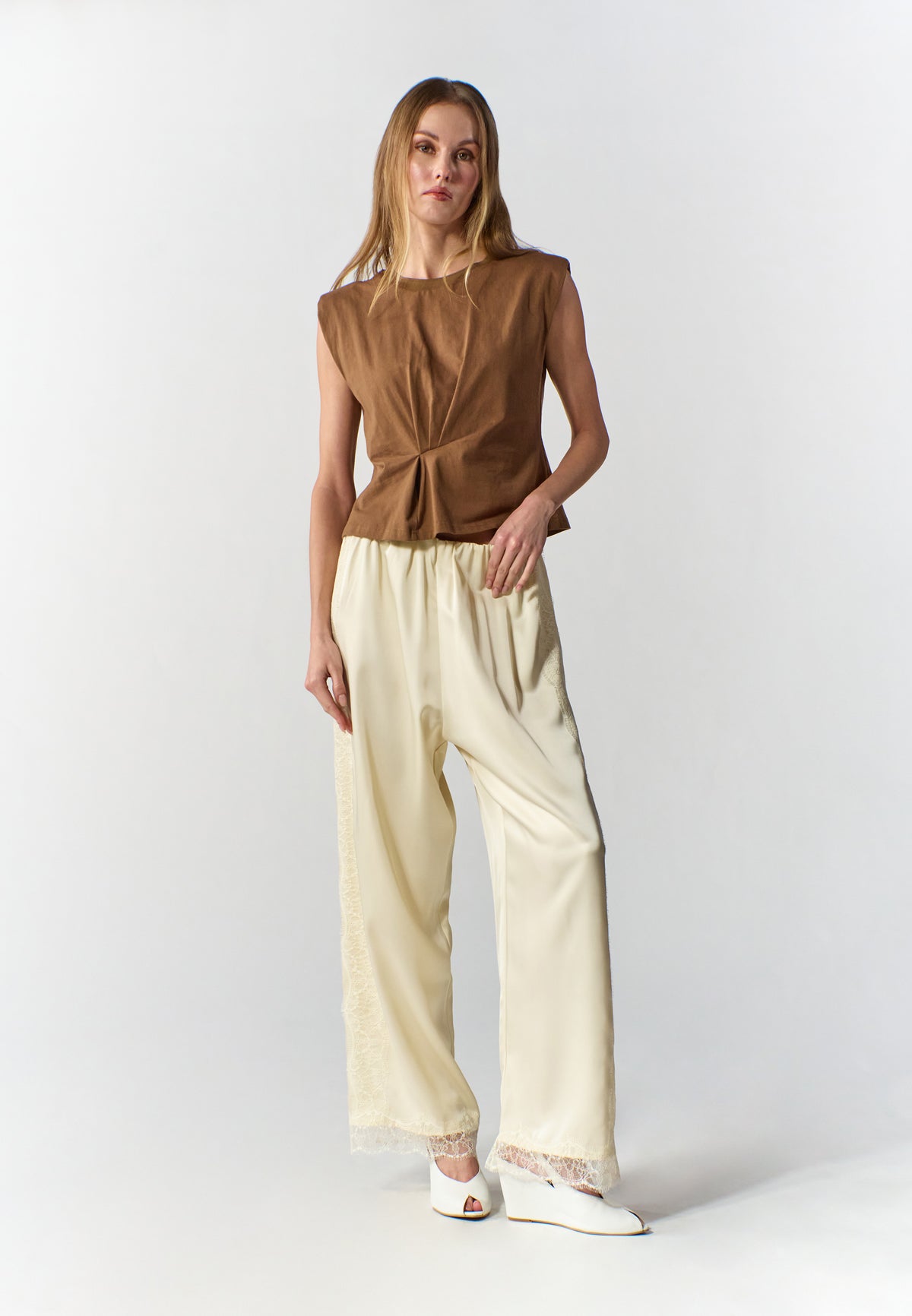 RAF Sax Extended Sleeve  Top (Brown)