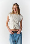 RAF Sax Extended Sleeve  Top (Offwhite)