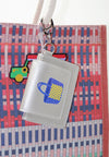 Plains & Prints × Pete Rich Card Wallet (Silver)