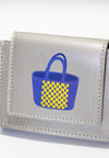 Plains & Prints × Pete Rich Card Wallet (Silver)