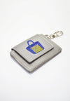 Plains & Prints × Pete Rich Card Wallet (Silver)