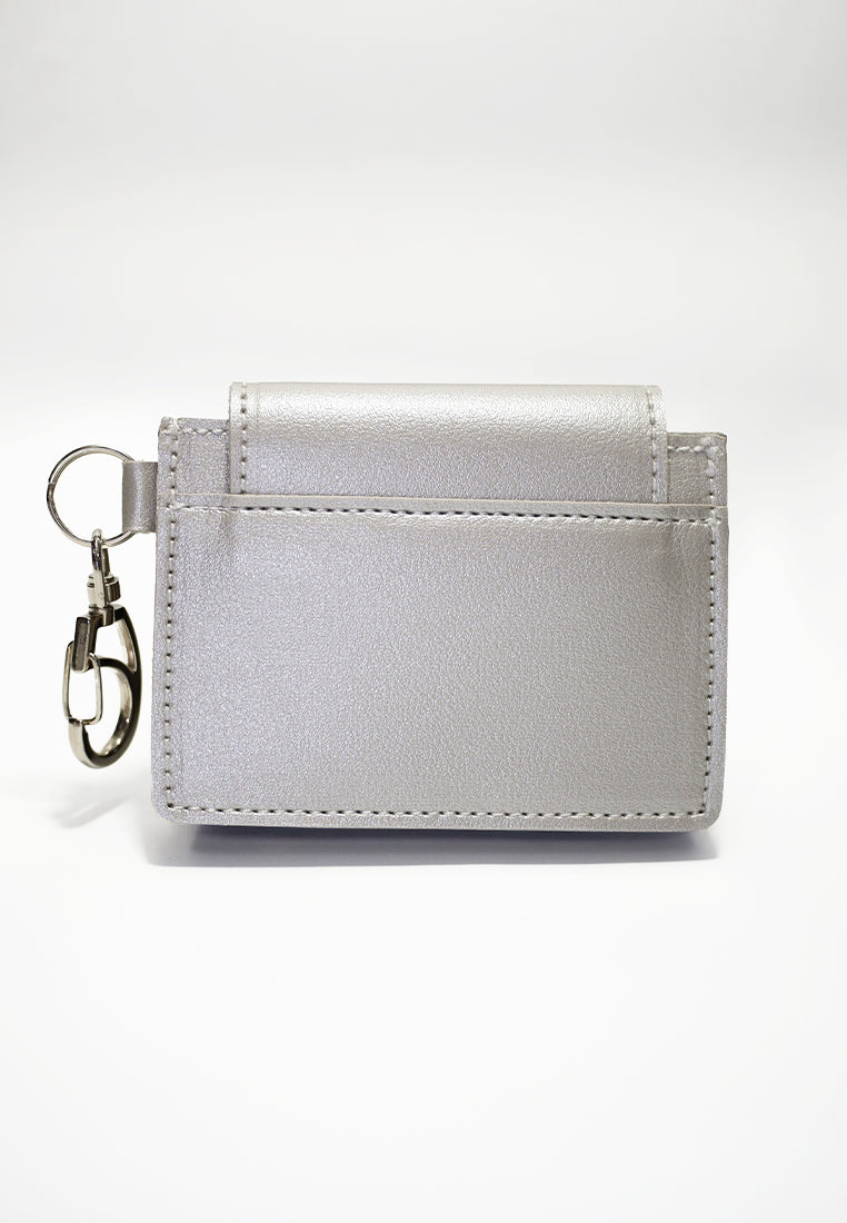 Plains & Prints × Pete Rich Card Wallet (Silver)
