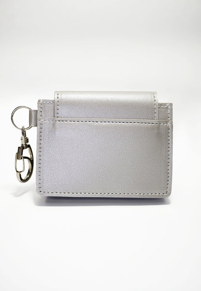 Plains & Prints × Pete Rich Card Wallet (Silver)