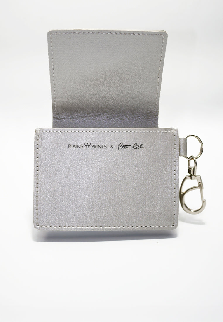 Plains & Prints × Pete Rich Card Wallet (Silver)