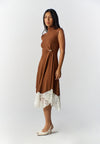 RAF Sinopia Sleeveless Dress (Brown)